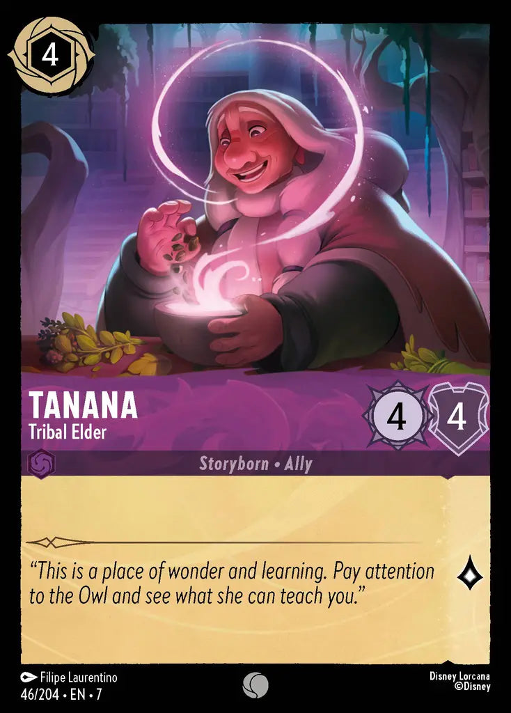 07 Archazia's Island - 046/204 - Tanana - Tribal Elder - FOIL