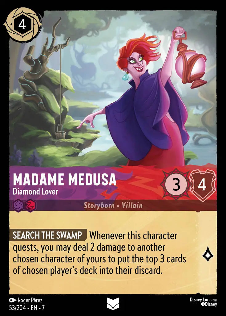 07 Archazia's Island - 053/204 - Madame Medusa - Diamond Lover - FOIL