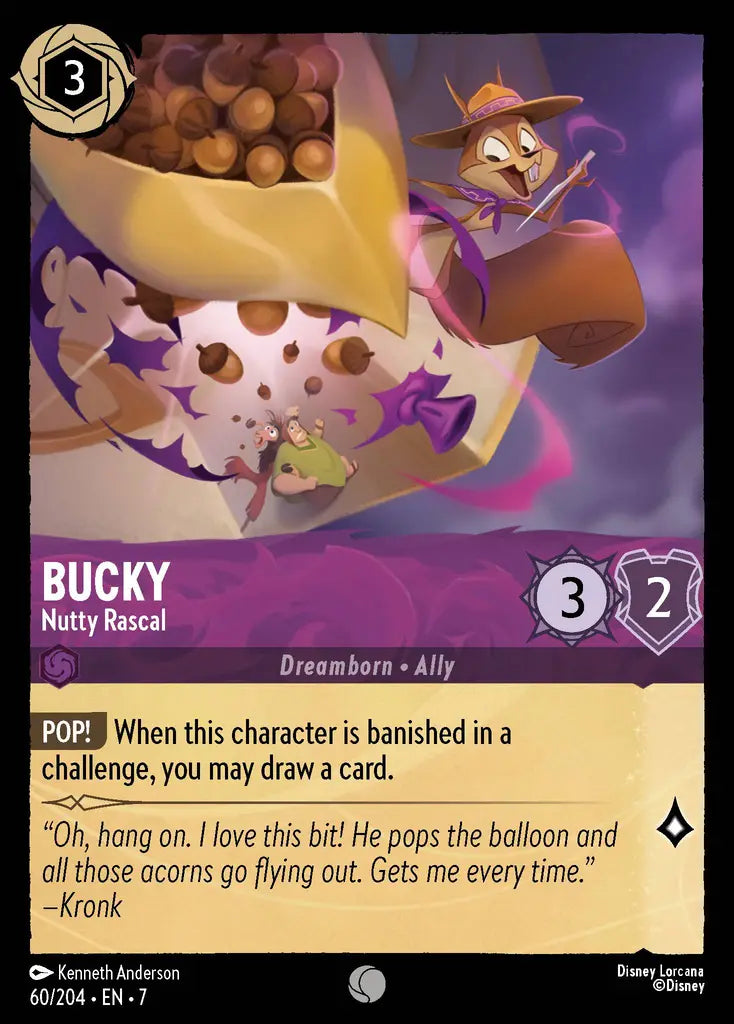 07 Archazia's Island - 060/204 - Bucky - Nutty Rascal - FOIL