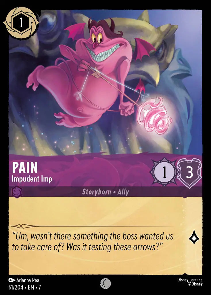 07 Archazia's Island - 061/204 - Pain - Impudent Imp - FOIL