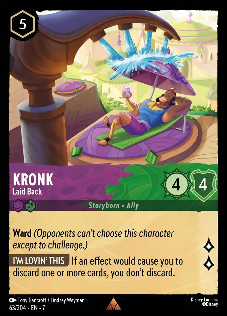 07 Archazia's Island - 063/204 - Kronk - Laid Back - FOIL