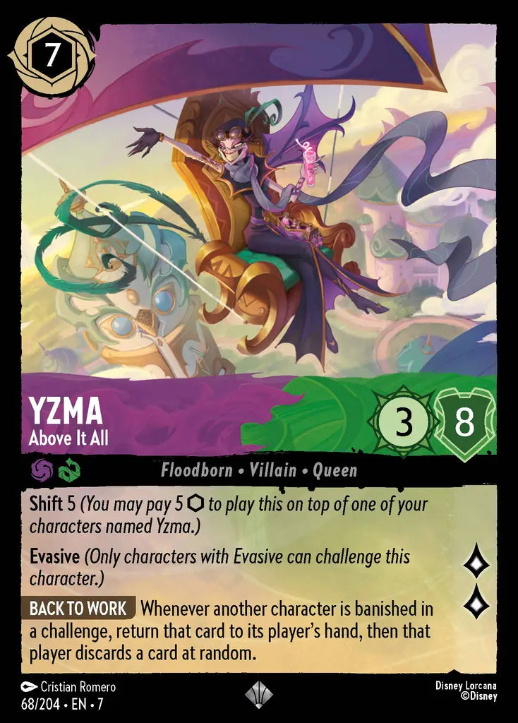 07 Archazia's Island - 068/204 - Yzma - Above It All - FOIL