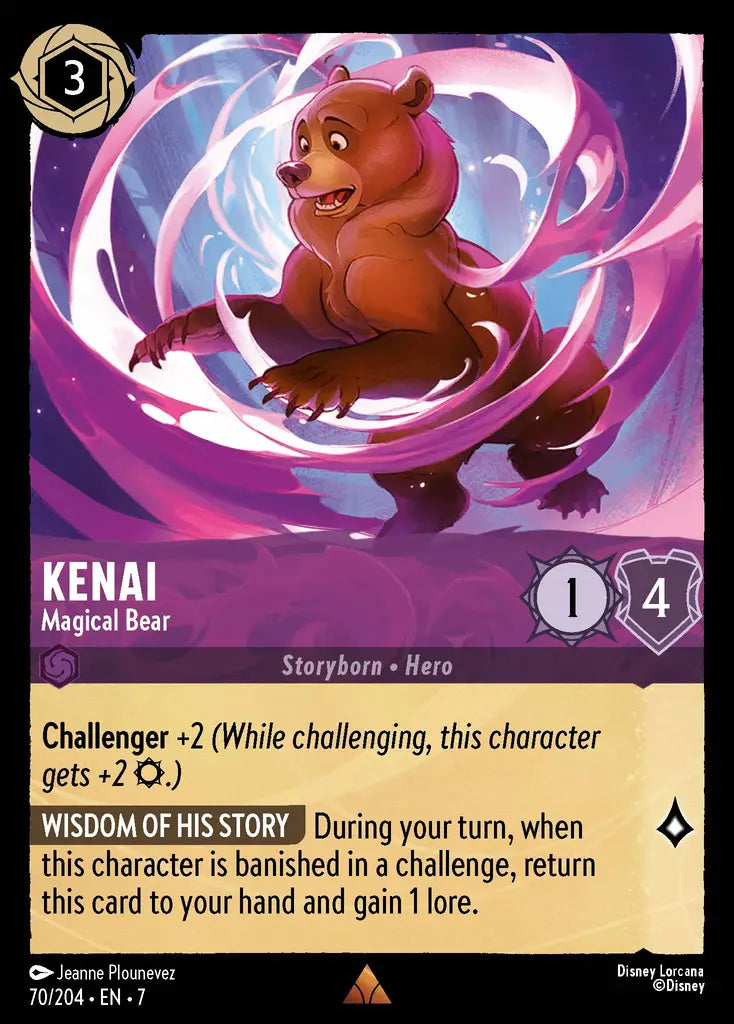 07 Archazia's Island - 070/204 - Kenai - Magical Bear - FOIL