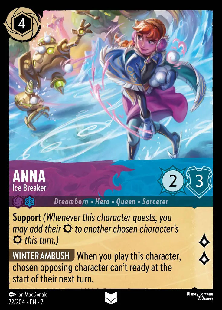 07 Archazia's Island - 072/204 - Anna - Ice Breaker - FOIL