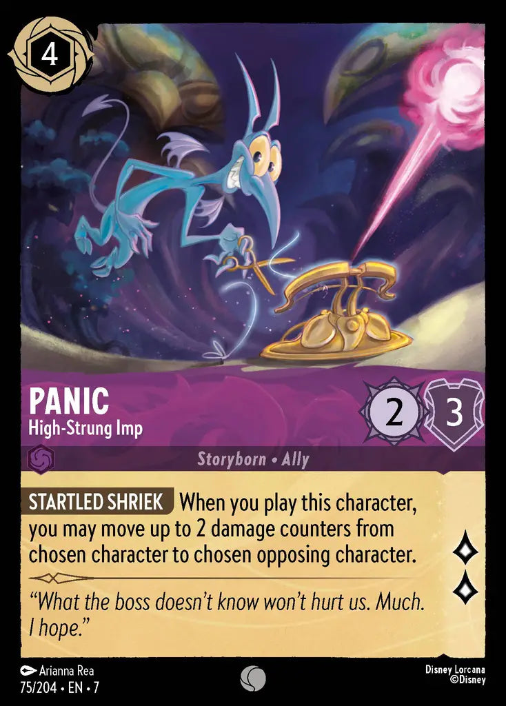 07 Archazia's Island - 075/204 - Panic - High-Strung Imp - FOIL
