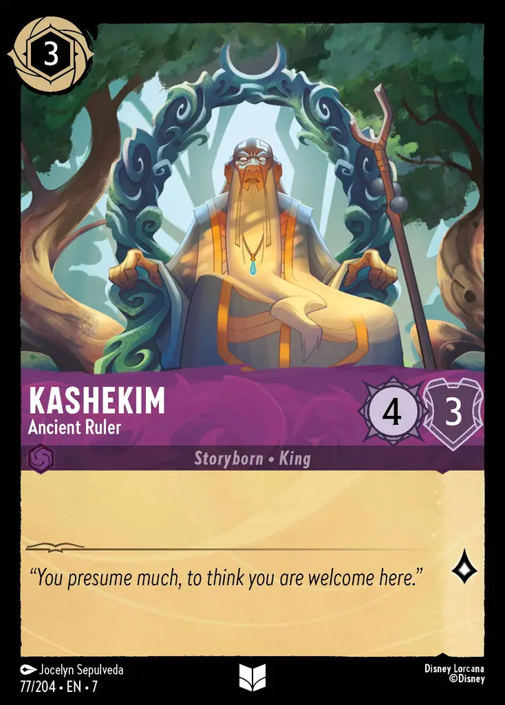 07 Archazia's Island - 077/204 - Kashekim - Ancient Ruler - FOIL