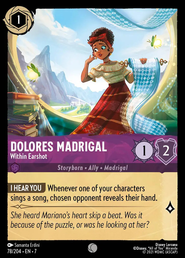 07 Archazia's Island - 078/204 - Dolores Madrigal - Within Earshot - FOIL