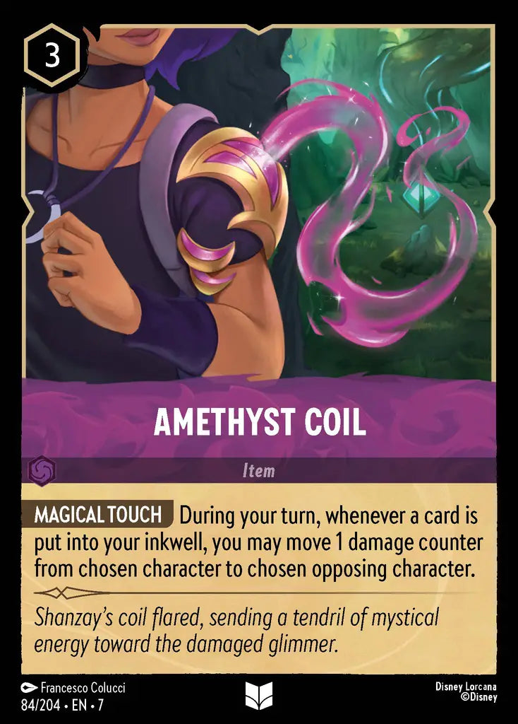 07 Archazia's Island - 084/204 - Amethyst Coil - FOIL