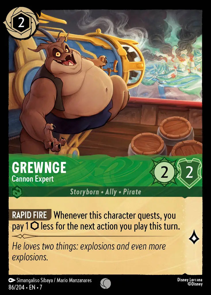 07 Archazia's Island - 086/204 - Grewnge - Cannon Expert - FOIL