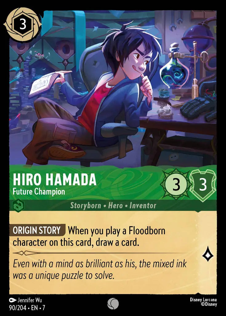 07 Archazia's Island - 090/204 - Hiro Hamada - Future Champion - FOIL