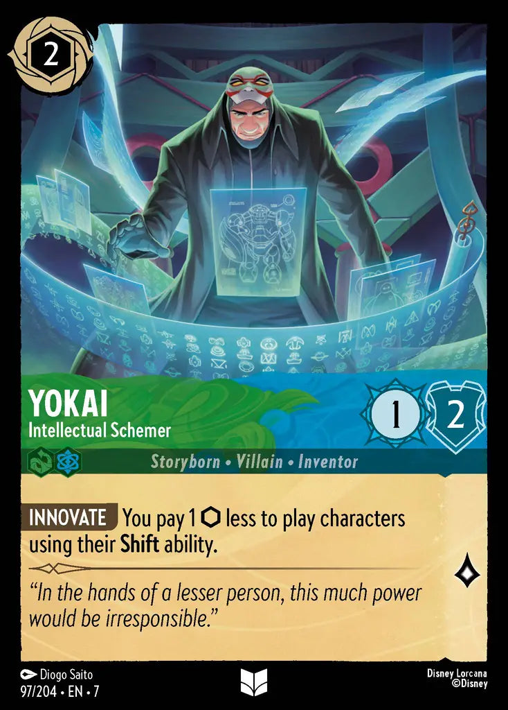 07 Archazia's Island - 097/204 - Yokai - Intellectual Schemer - FOIL