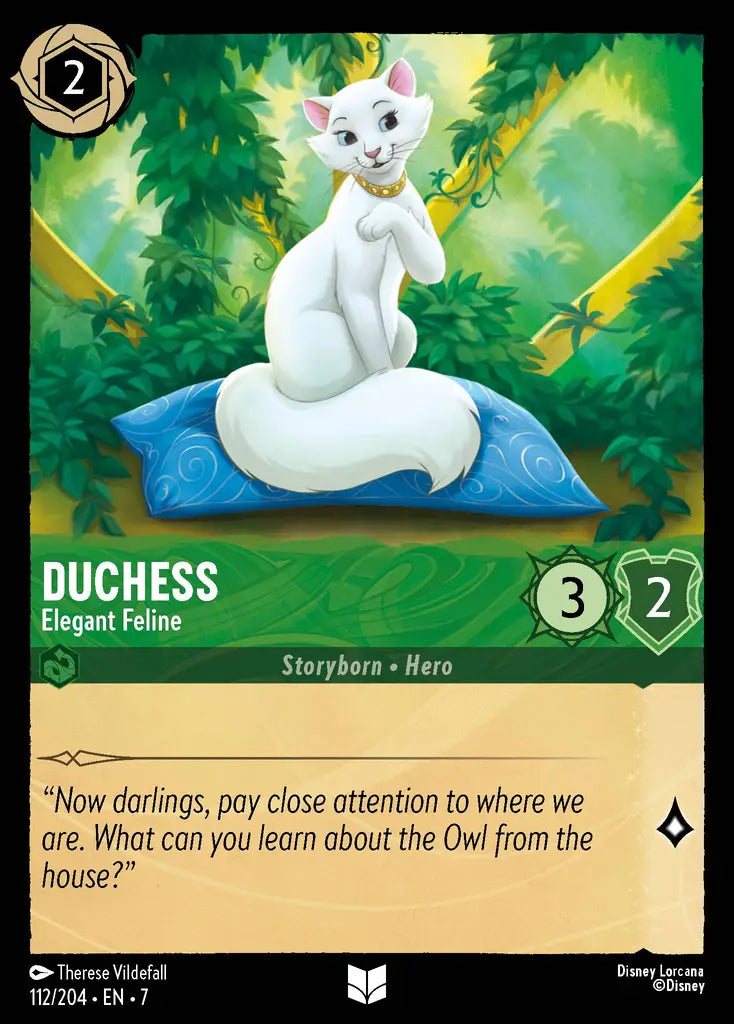 07 Archazia's Island - 112/204 - Duchess - Elegany Feline - FOIL