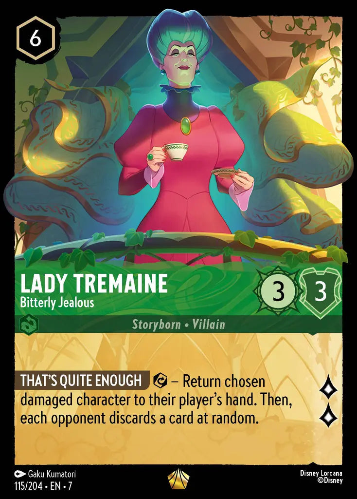07 Archazia's Island - 115/204 - Lady Tremaine - Bitterly Jealous - FOIL