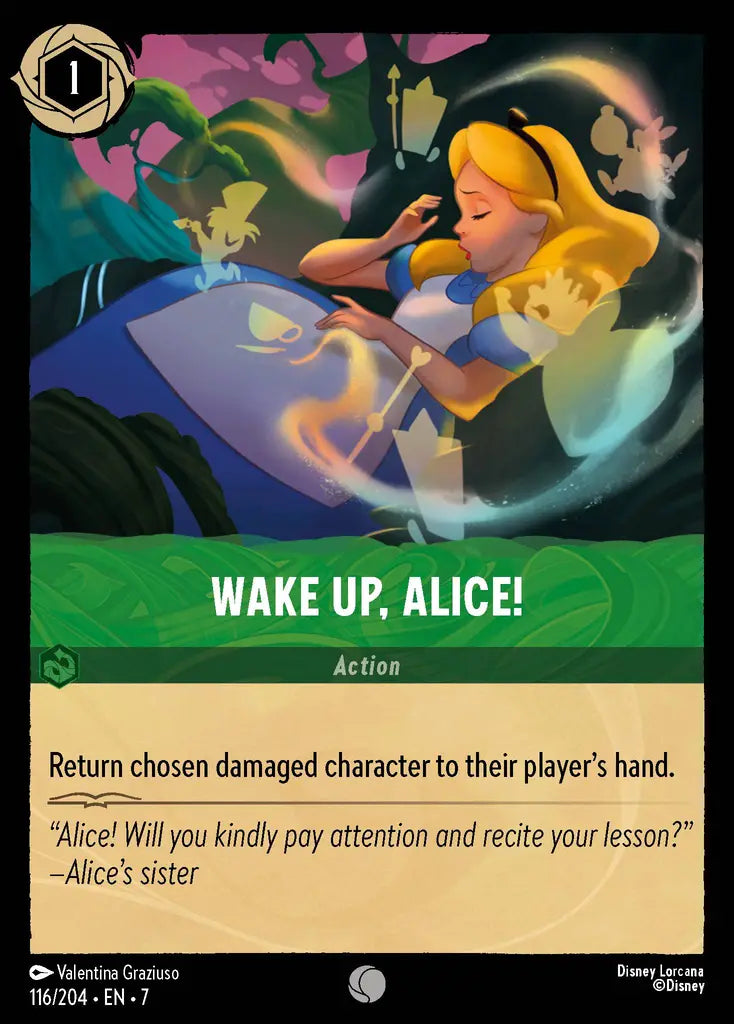 07 Archazia's Island - 116/204 - Wake Up, Alice! - FOIL