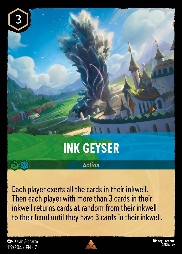 07 Archazia's Island - 119/204 - Ink Geyser - FOIL