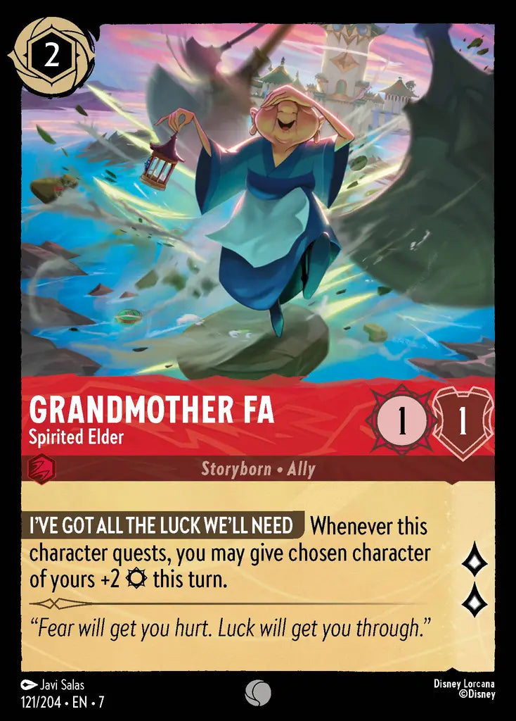 07 Archazia's Island - 121/204 - Grandmother Fa - Spirited Elder - FOIL