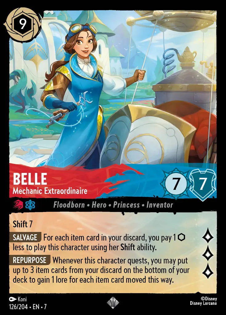 07 Archazia's Island - 126/204 - Belle - Mechanic Extraordinaire - FOIL