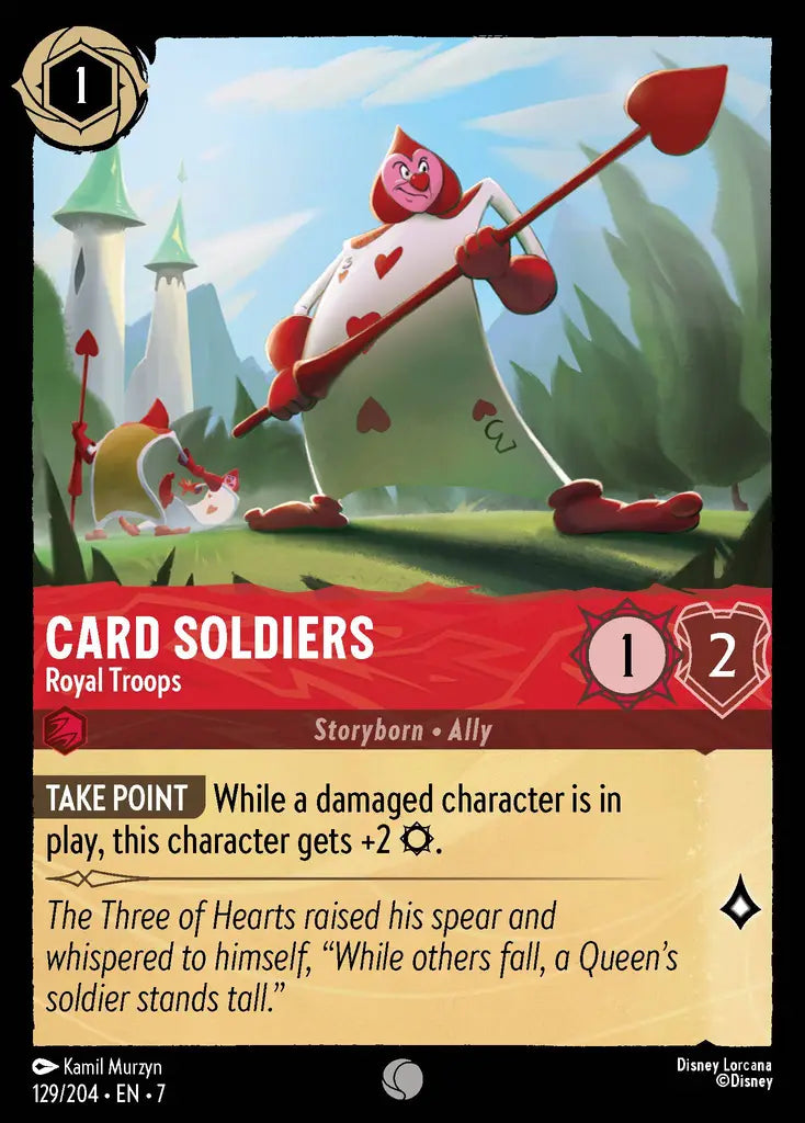 07 Archazia's Island - 129/204 - Card Soldiers - Royal Troops - FOIL
