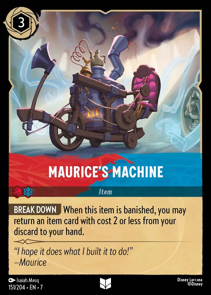 07 Archazia's Island - 151/204 - Maurice's Machine - FOIL
