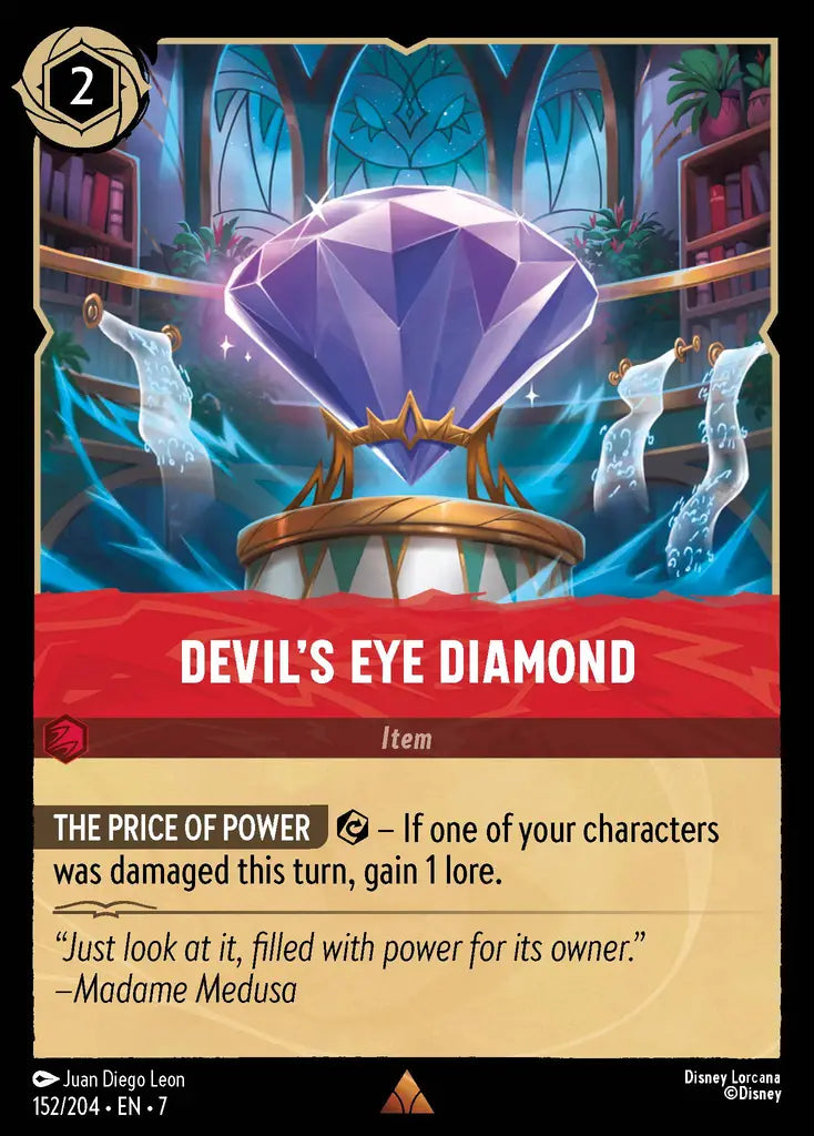 07 Archazia's Island - 152/204 - Devil's Eye Diamond - FOIL