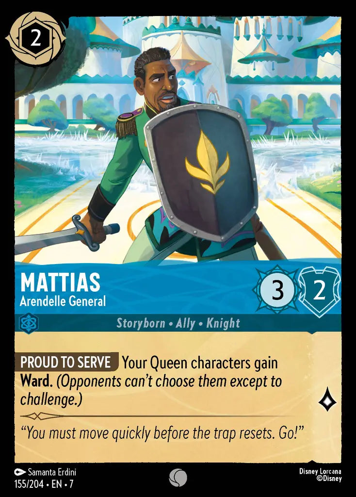 07 Archazia's Island - 155/204 - Mattias - Arendelle General - FOIL