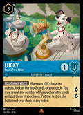 07 Archazia's Island - 160/204 - Lucky - Runt of the Litter - NON FOIL
