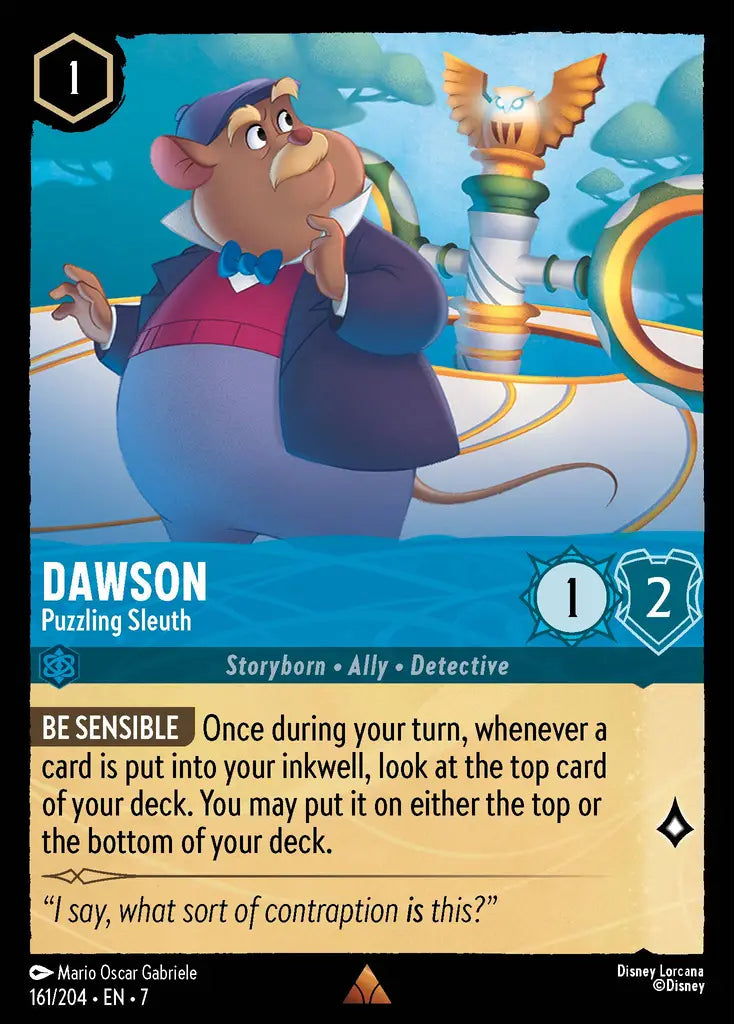 07 Archazia's Island - 161/204 - Dawson - Puzzling Sleuth - FOIL