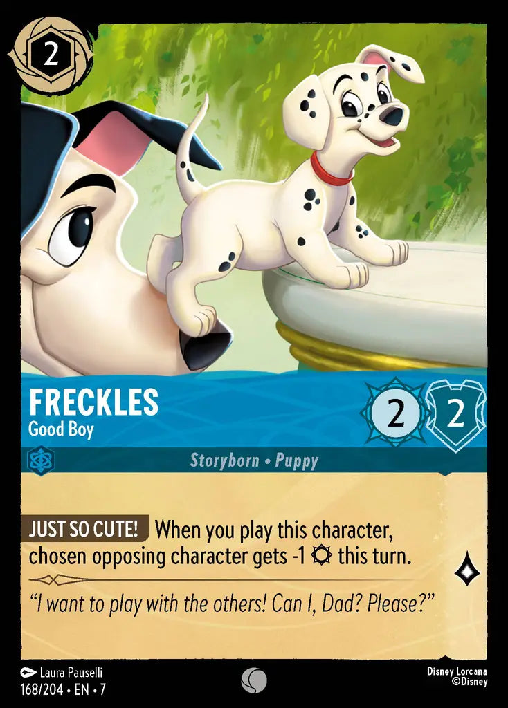 07 Archazia's Island - 168/204 - Freckles - Good Boy - FOIL