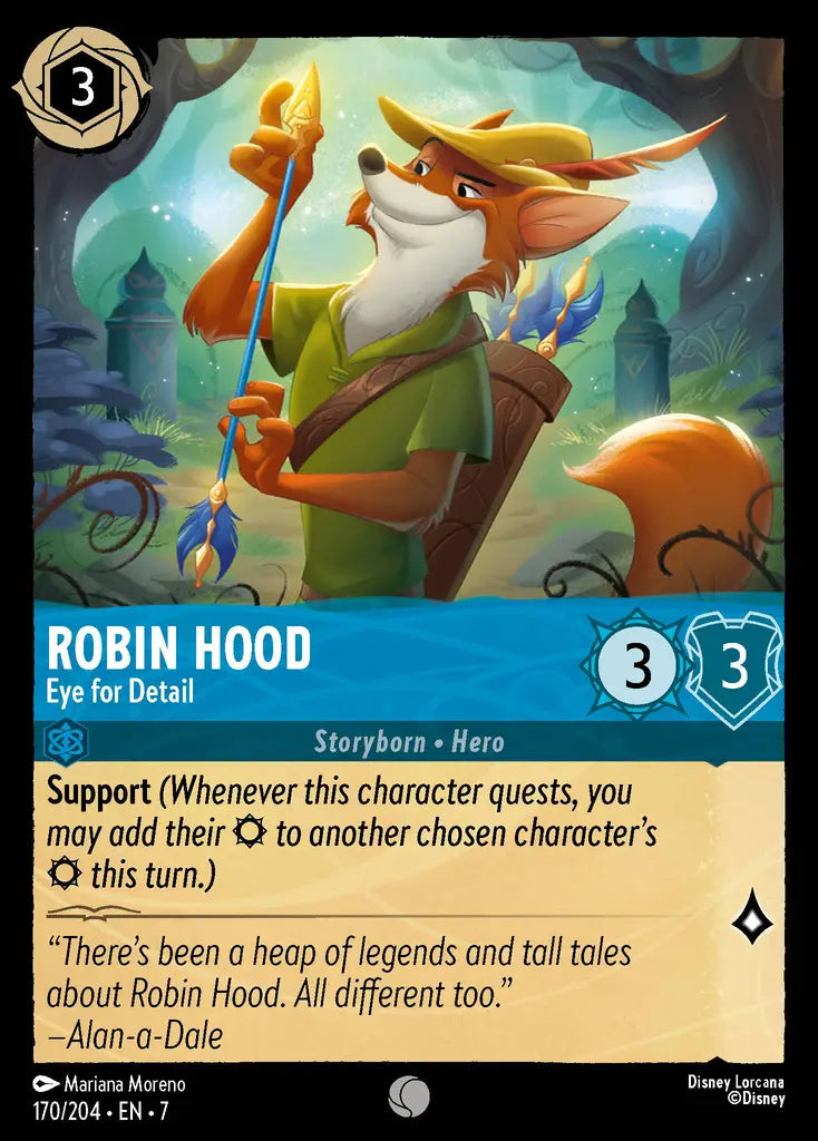 07 Archazia's Island - 170/204 - Robin Hood - Eye for Detail - FOIL