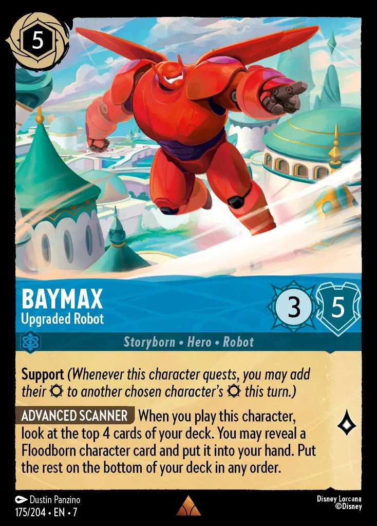 07 Archazia's Island - 175/204 - Baymax - Upgraded Robot - FOIL