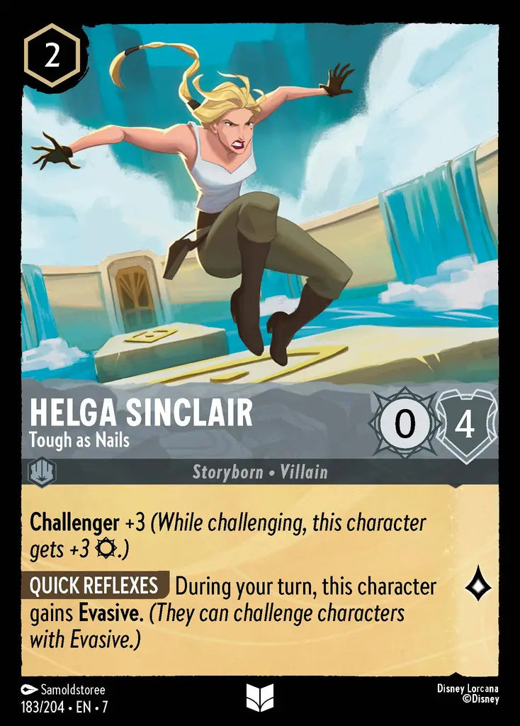 07 Archazia's Island - 183/204 - Helga Sinclair - Tough as Nails - FOIL