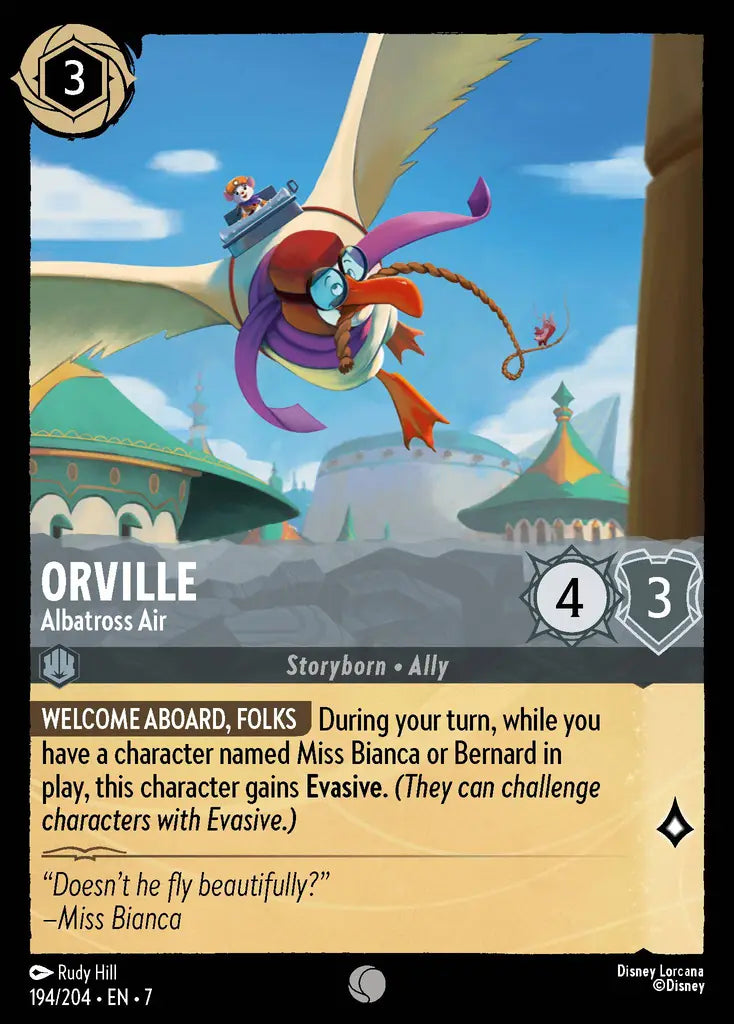 07 Archazia's Island - 194/204 - Orville - Albatross Air - FOIL