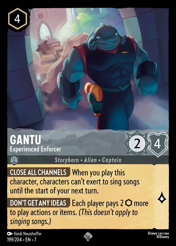 07 Archazia's Island - 199/204 - Gantu - Experienced Enforcer - FOIL