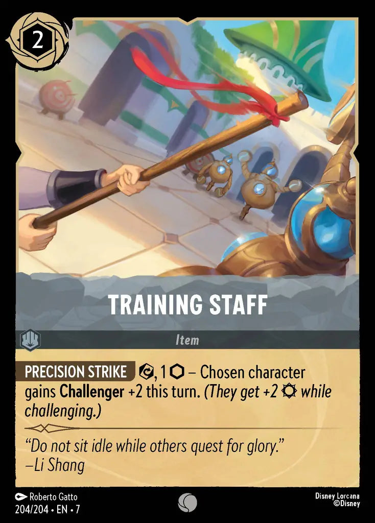07 Archazia's Island - 204/204 - Training Staff - FOIL