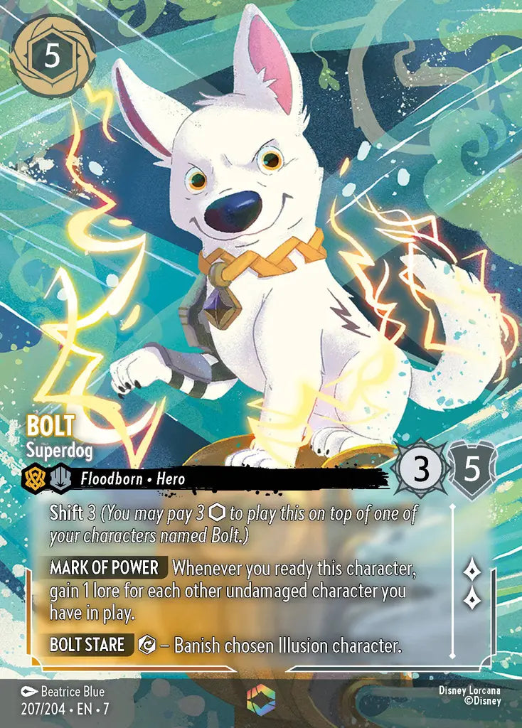 07 Archazia's Island - 207/204 - Bolt - Superdog - FOIL