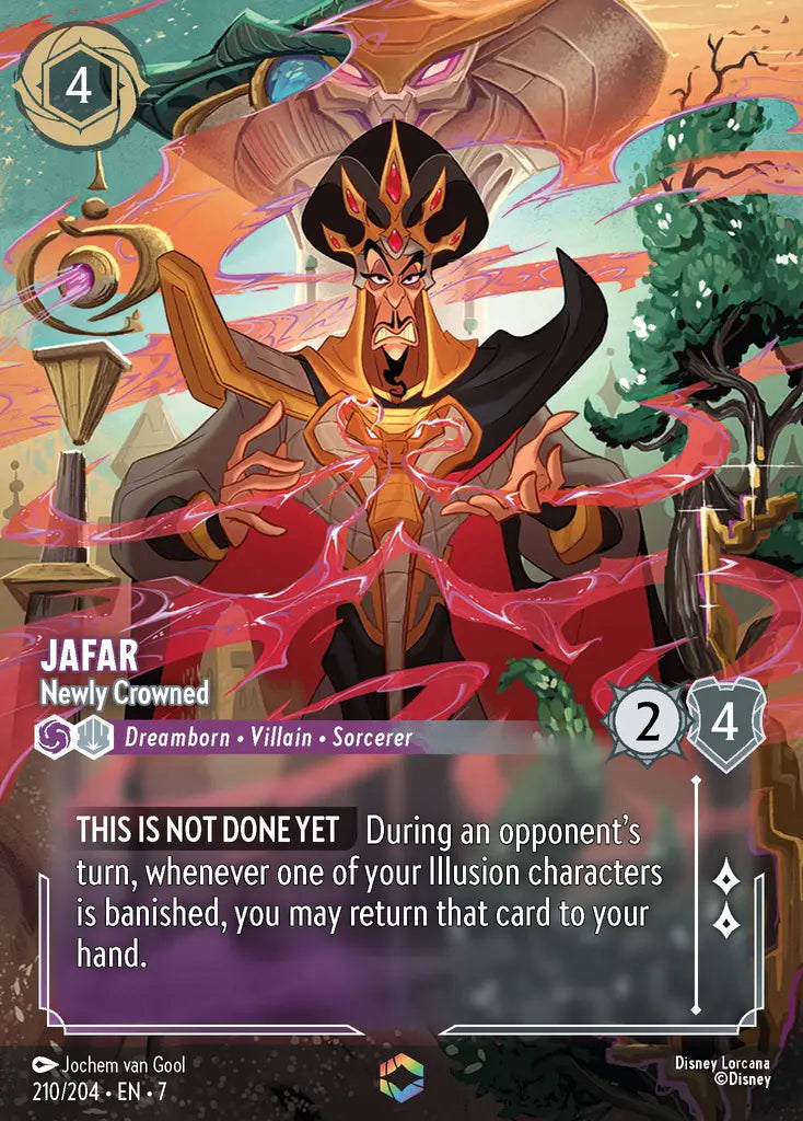 07 Archazia's Island - 210/204 - Jafar - Newly Crowned - FOIL