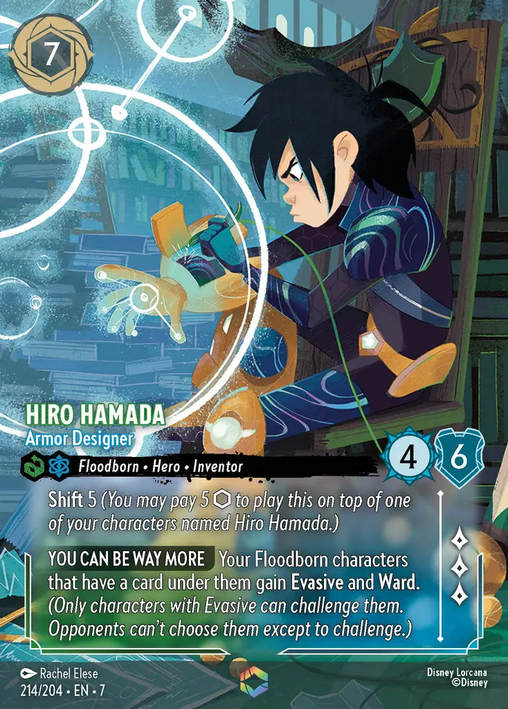 07 Archazia's Island - 214/204 - Hiro Hamada - Armor Designer - FOIL