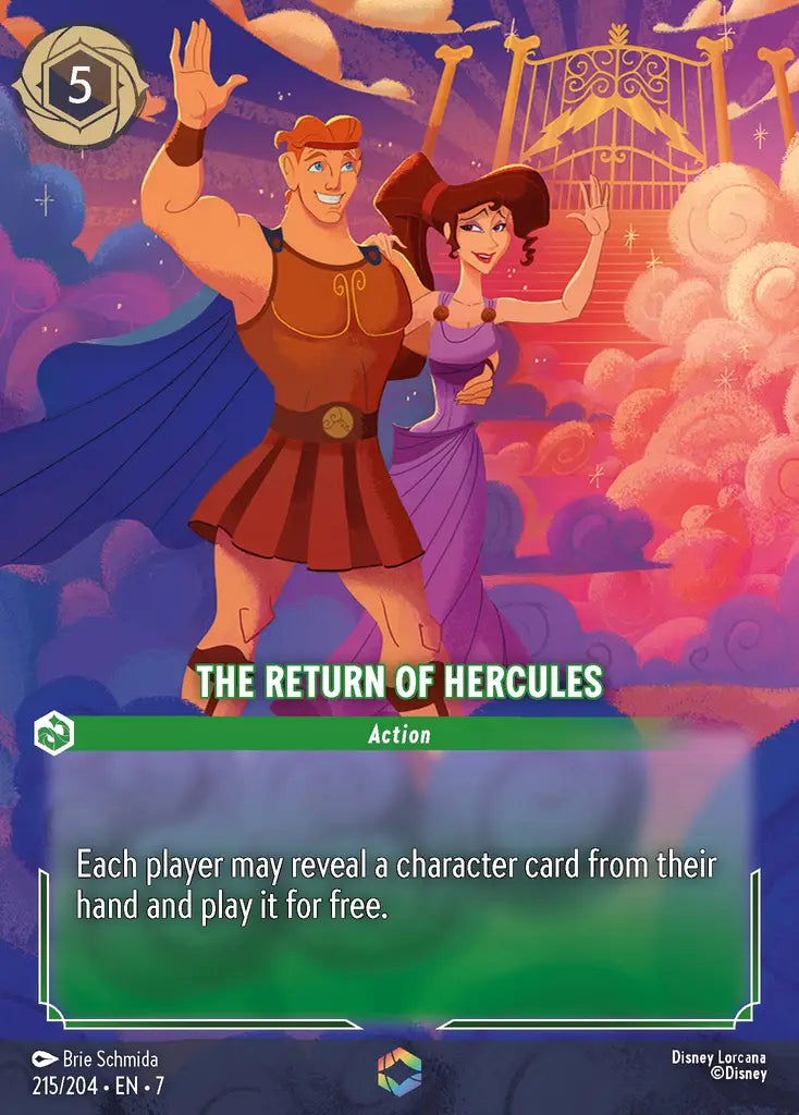 07 Archazia's Island - 215/204 - The Return of Hercules - FOIL