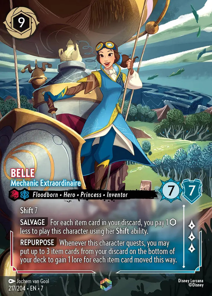 07 Archazia's Island - 217/204 - Belle - Mechanic Extraordinaire - FOIL