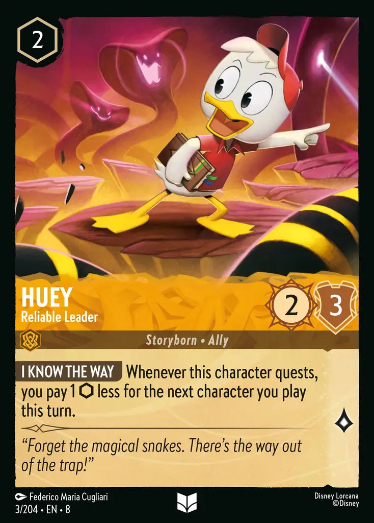 08 Reign of Jafar - 003/204 - Huey - Reliable Leader - FOIL