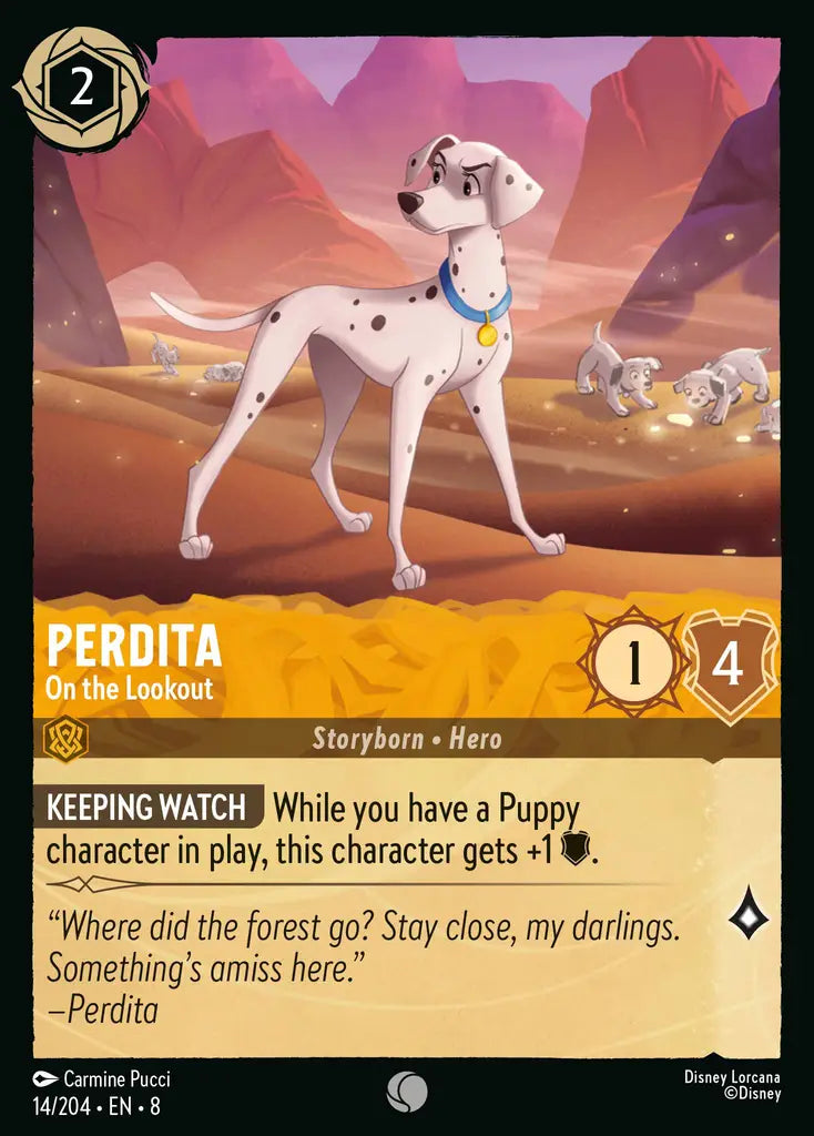 08 Reign of Jafar - 014/204 - Perdita - On the Lookout - FOIL