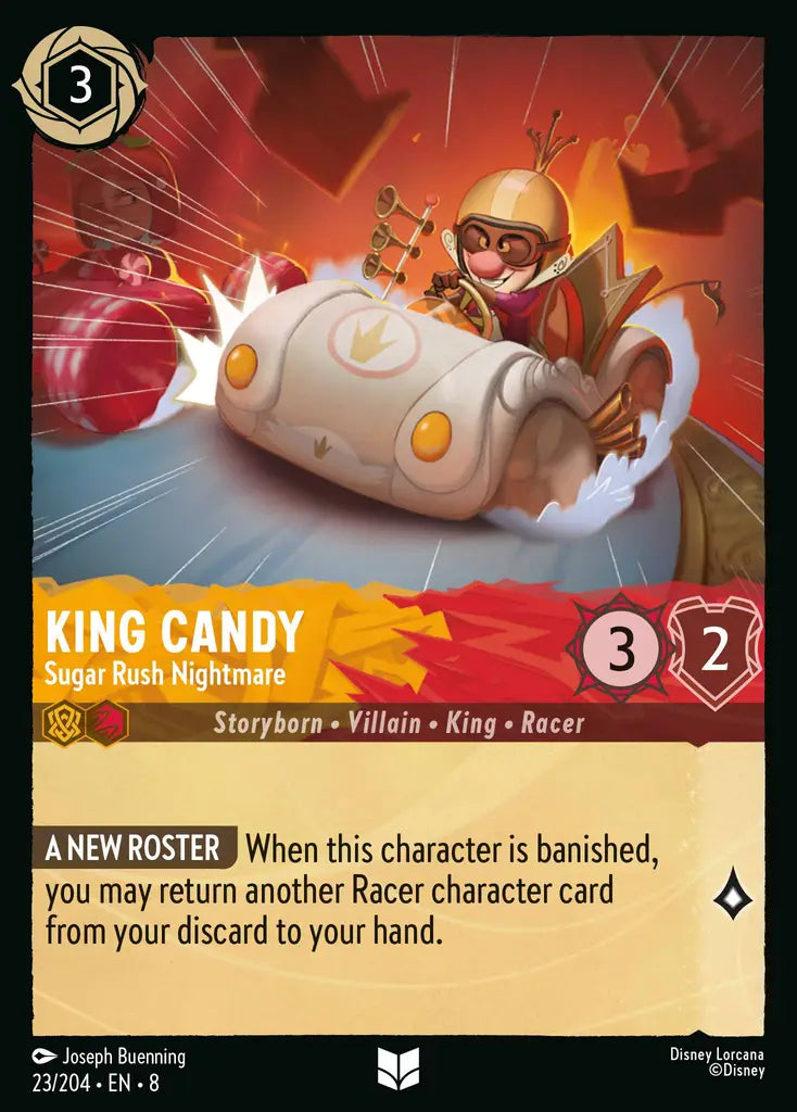 08 Reign of Jafar - 023/204 - King Candy - Sugar Rush Nightmare - FOIL