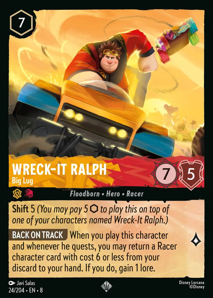 08 Reign of Jafar - 024/204 - Wreck-It Ralph - Big Lug - FOIL