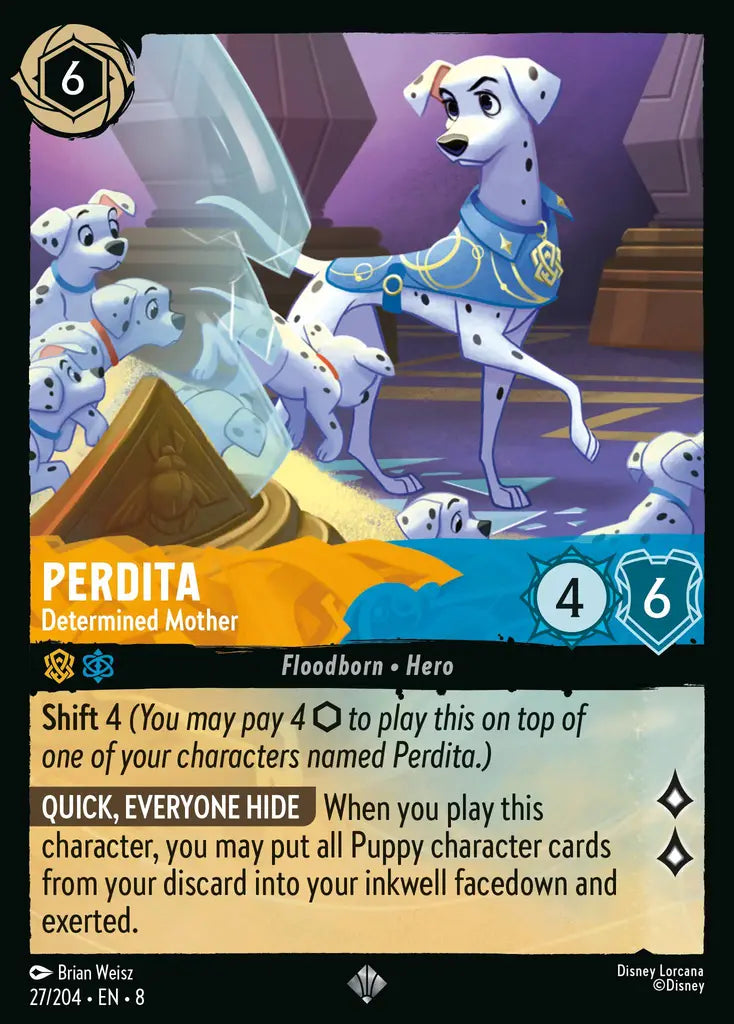 08 Reign of Jafar - 027/204 - Perdita - Determined Mother - FOIL