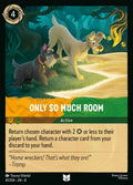 08 Reign of Jafar - 041/204 - Only So Much Room - FOIL