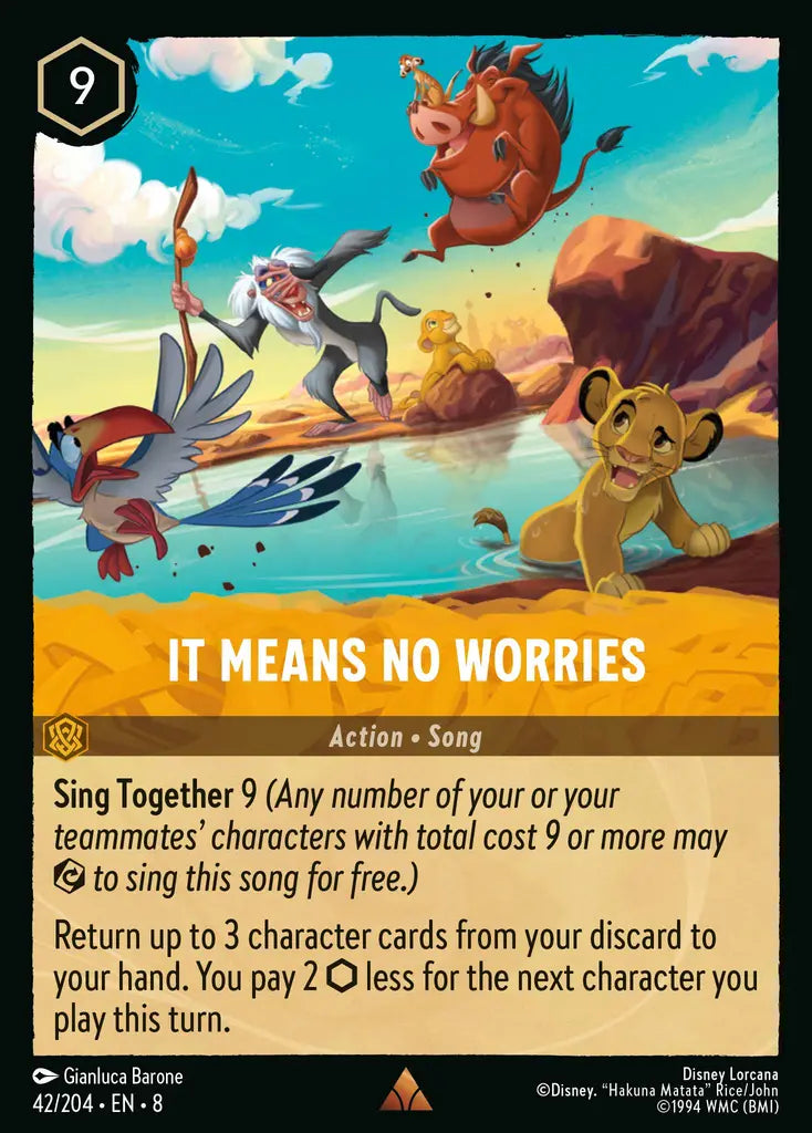 08 Reign of Jafar - 042/204 - It Means No Worries - FOIL