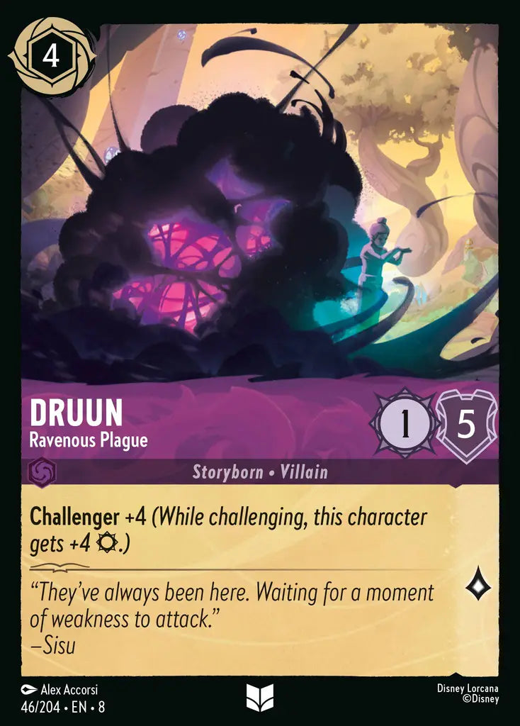 08 Reign of Jafar - 046/204 - Druun - Ravenous Plague - FOIL