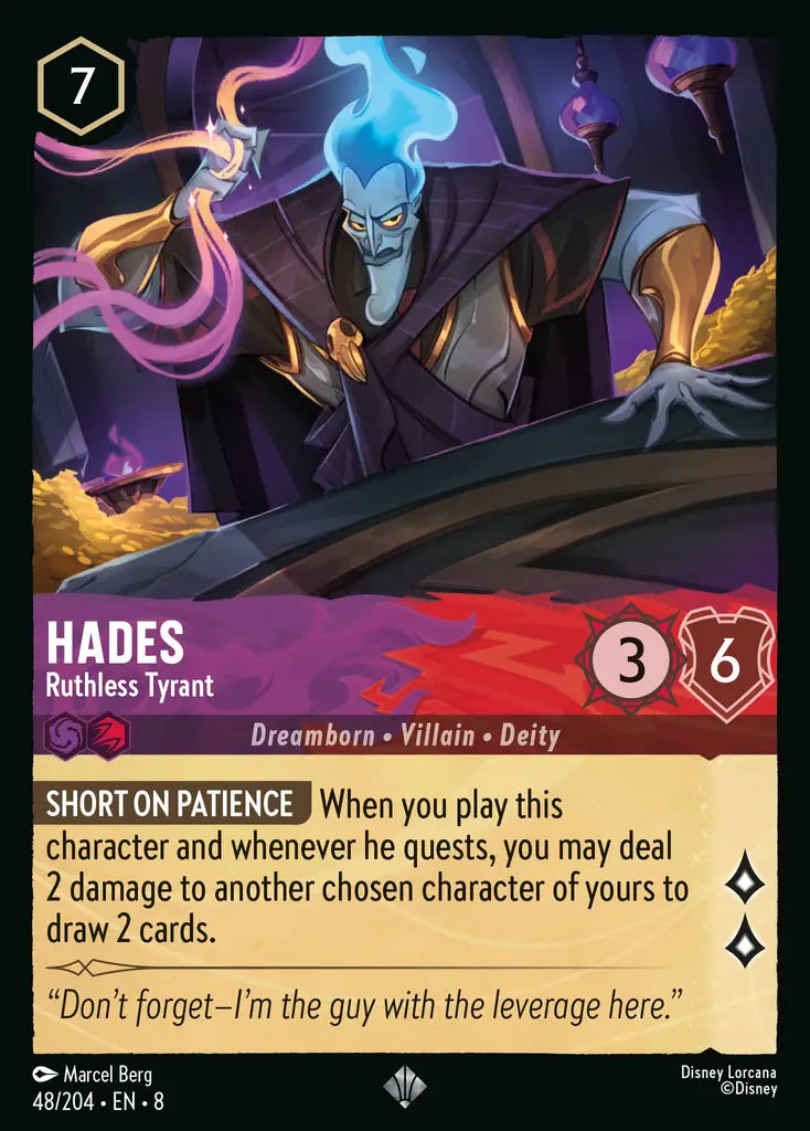 08 Reign of Jafar - 048/204 - Hades - Ruthless Tyrant - FOIL