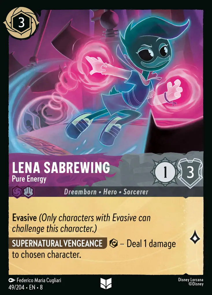 08 Reign of Jafar - 049/204 - Lena Sabrewing - Pure Energy - FOIL