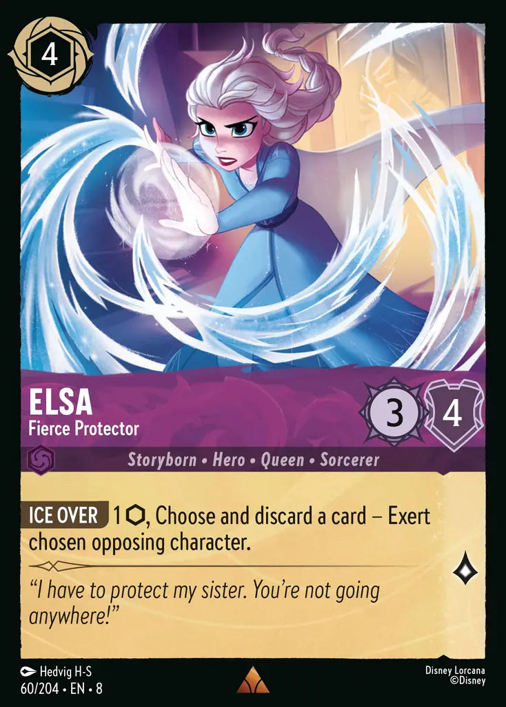 08 Reign of Jafar - 060/204 - Elsa - Fierce Protector - FOIL
